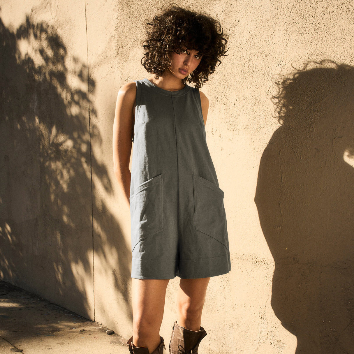 Loose Jumpsuit With Pockets