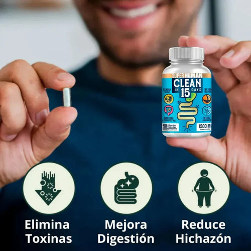 DETOX ESTOMACAL EN 15 DIAS - Super Human +ENVÍO GRATIS