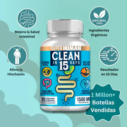 DETOX ESTOMACAL EN 15 DIAS - Super Human +ENVÍO GRATIS