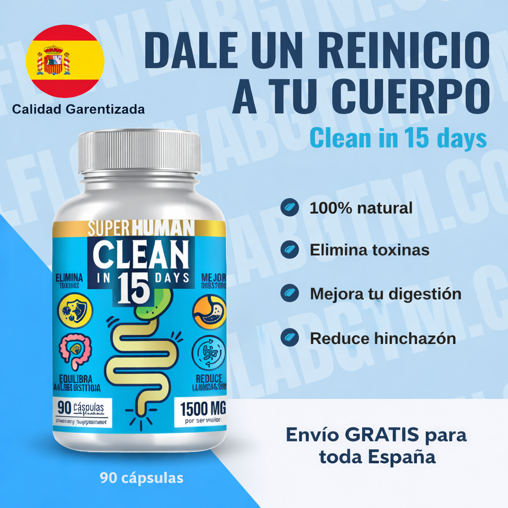 DETOX ESTOMACAL EN 15 DIAS - Super Human +ENVÍO GRATIS